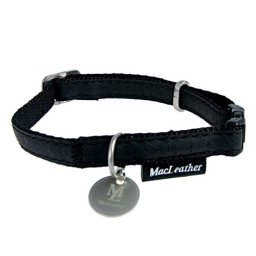 ZOLUX MAX LEATHER Obojek kožený černý 20mm