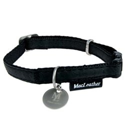 ZOLUX MAX LEATHER Obojek kožený černý 25mm