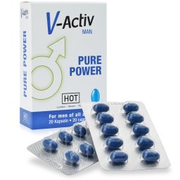 HOT PRODUCTION LTD V-ACTIV FOR MEN – ÚČINNÝ PROSTŘEDEK NA POTENCI - 20 TABLETEK