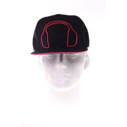 Svítící kšiltovky - Headphones růžová
