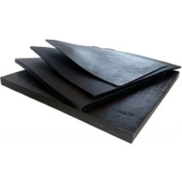 Černá EPDM gumová deska FLOMA - 50 x 50 x 9 cm