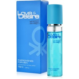 LOVE & DESIRE – FEROMONY PRO MUŽE - NOVÁ SILNĚJŠÍ FORMULE 15 ml – 78789946