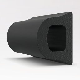 Gumová extra odolná ochrana zdí, stěn FLOMA D-type - 300 x 10 x 9 cm