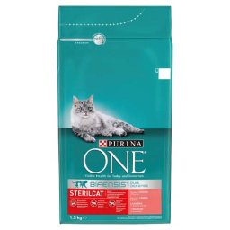 Purina ONE 1,5kg Sterilcat s lososem a pšenicí