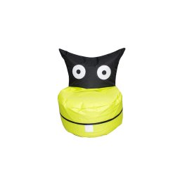 Sedací pytel CRAZYSHOP TROLIK, černo-neonově zelená