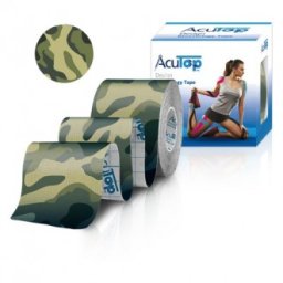 AcuTop tejp, zelený, army styl, 5 cm x 5 m
