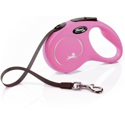 Páskové vodítko Flexi Classic S 5 m, 15 kg různé barvy Barva: růžová