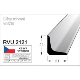 Lišta RVU 2121/2000 masiv