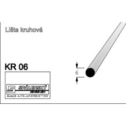 Lišta KR06-Buk 90cm