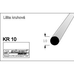 Lišta KR10-Buk 90cm