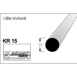 Lišta KR15-Buk 90cm