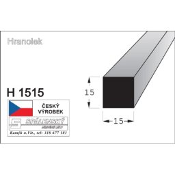 Lišta H 1515-Buk 90cm