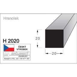 Lišta H 2020-Buk 90cm