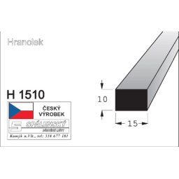 Lišta H 1510-Buk 90cm