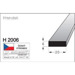 Lišta H 3505-Buk 90cm