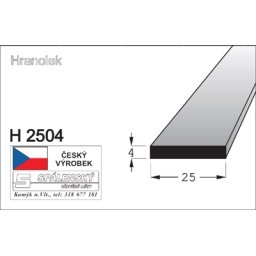 Lišta H 2505-Buk 90cm