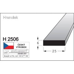 Lišta H 4005-Buk 90cm