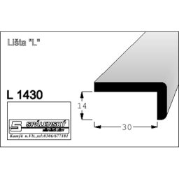 Lišta L1430 nastav.smrk