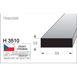 Hranol H 3510/2000mm
