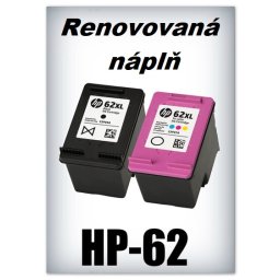 SuperNakup - Náplň do tiskárny HP-62 XL - color - renovovaná