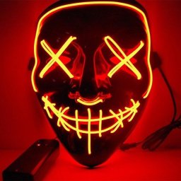 Masky svítící Purge (Očista) - Červená