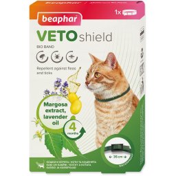 Obojek repelentní VETOshield Bio Band pro kočky - 35 cm