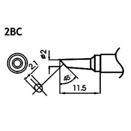 Hrot pro bezolovnaté pájky LF-2BC