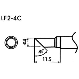 Hrot pro bezolovnaté pájky LF-4C
