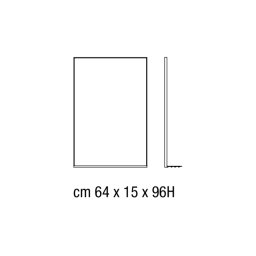 Horm designová zrcadla Gill (64 x 96 cm)