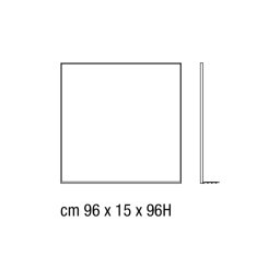 Horm designová zrcadla Gill (96 x 96 cm)