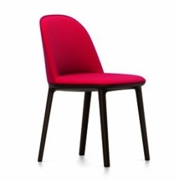Výprodej Vitra designová židle Softshell Chair (látka Dumet Magenta)