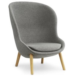 Normann Copenhagen designová křesla Hyg Lounge Chair High Wood