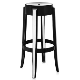 Kartell barové židle Charles Ghost (výška 75 cm)
