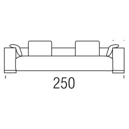 Beltá / Frajumar designové sedačky Suit 250cm
