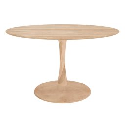 Ethnicraft designové jídelní stoly Torsion Dinning Table (průměr 127 cm)