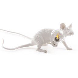 Seletti designové stolní lampy Mouse Lamp Lie Down
