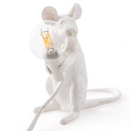 Seletti designové stolní lampy Mouse Lamp Sitting