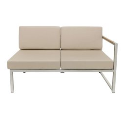 Jan Kurtz designové zahradní sedačky Lux Lounge s pravou područkou