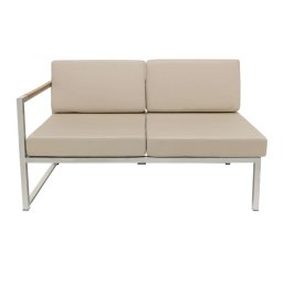 Jan Kurtz designové zahradní sedačky Lux Lounge s levou područkou