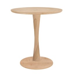 Ethnicraft designové jídelní stoly Torsion Dinning Table (průměr 70 cm)