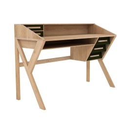 Ethnicraft designové pracovní stoly Origami Desk