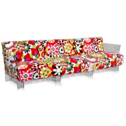 Kartell designové sedačky Pop Missoni Three Seater