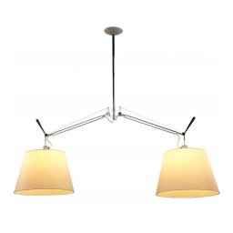 Artemide Tolomeo Basculante Sospensione Due Bracci