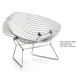 Vitra designové miniatury Diamond Chair