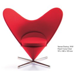 Vitra designové miniatury Heart Cone Chair