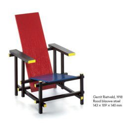 Vitra designové miniatury Rood Blauwe Stoel