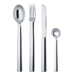 Alessi designové příborové sety Rundes Modell (24 kusů, set pro 6 osob)