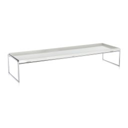 Kartell designové konferenční stoly Trays Rectangular (140 x 25,5 x 40 cm)