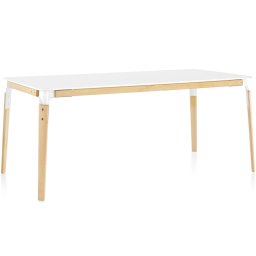 Magis jídelní stoly Steelwood Table Rectangular (180 x 76 x 90 cm)