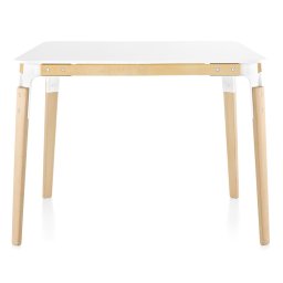 Magis jídelní stoly Steelwood Table Square (145 x 76 x 145 cm)